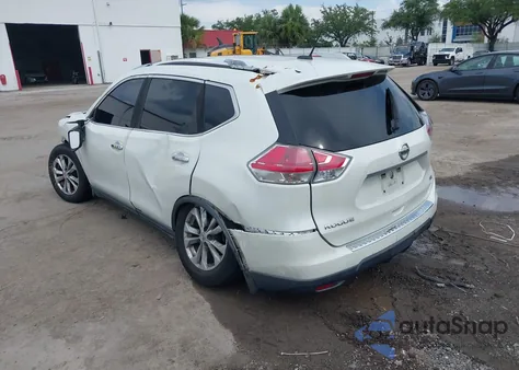 2016 Nissan Rogue Sv из США, поврежденный, VIN KNMAT2MT6GP624494